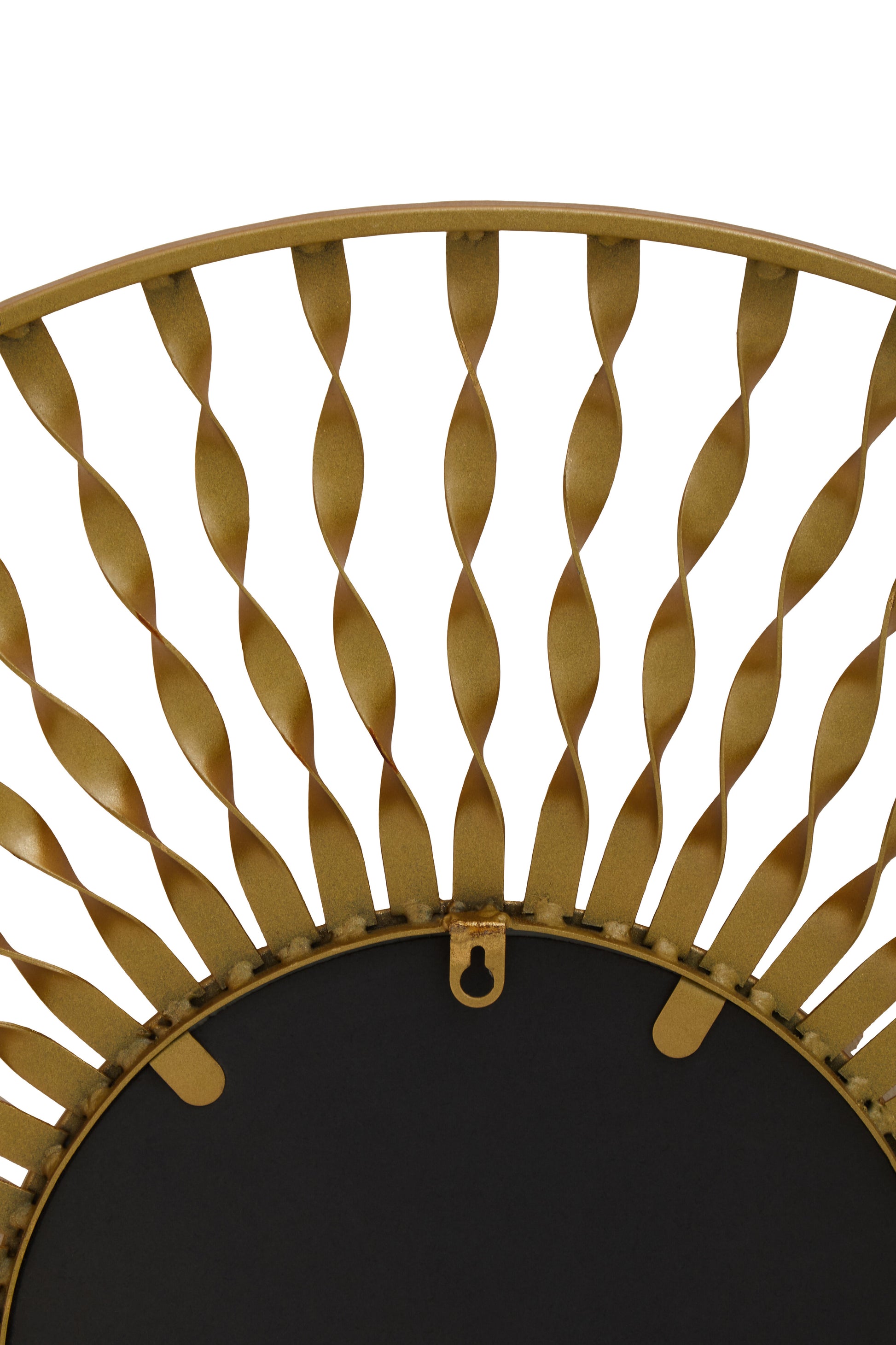 Ardela & Co Sunburst Gold  Frame Round Wall Mirror
