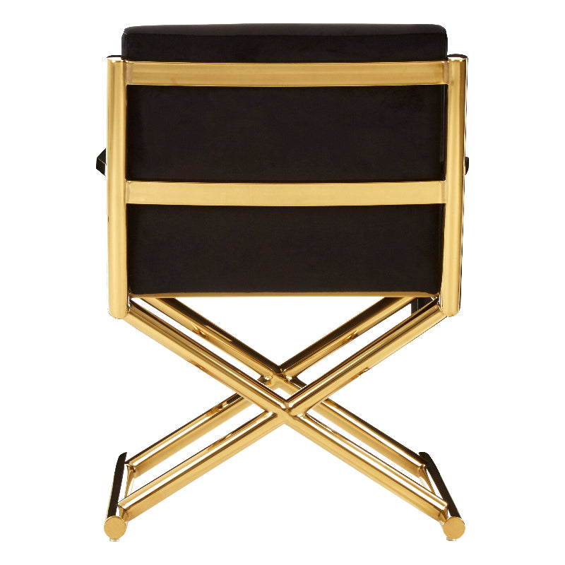 Ardela & Co Heston Black Velvet Chair