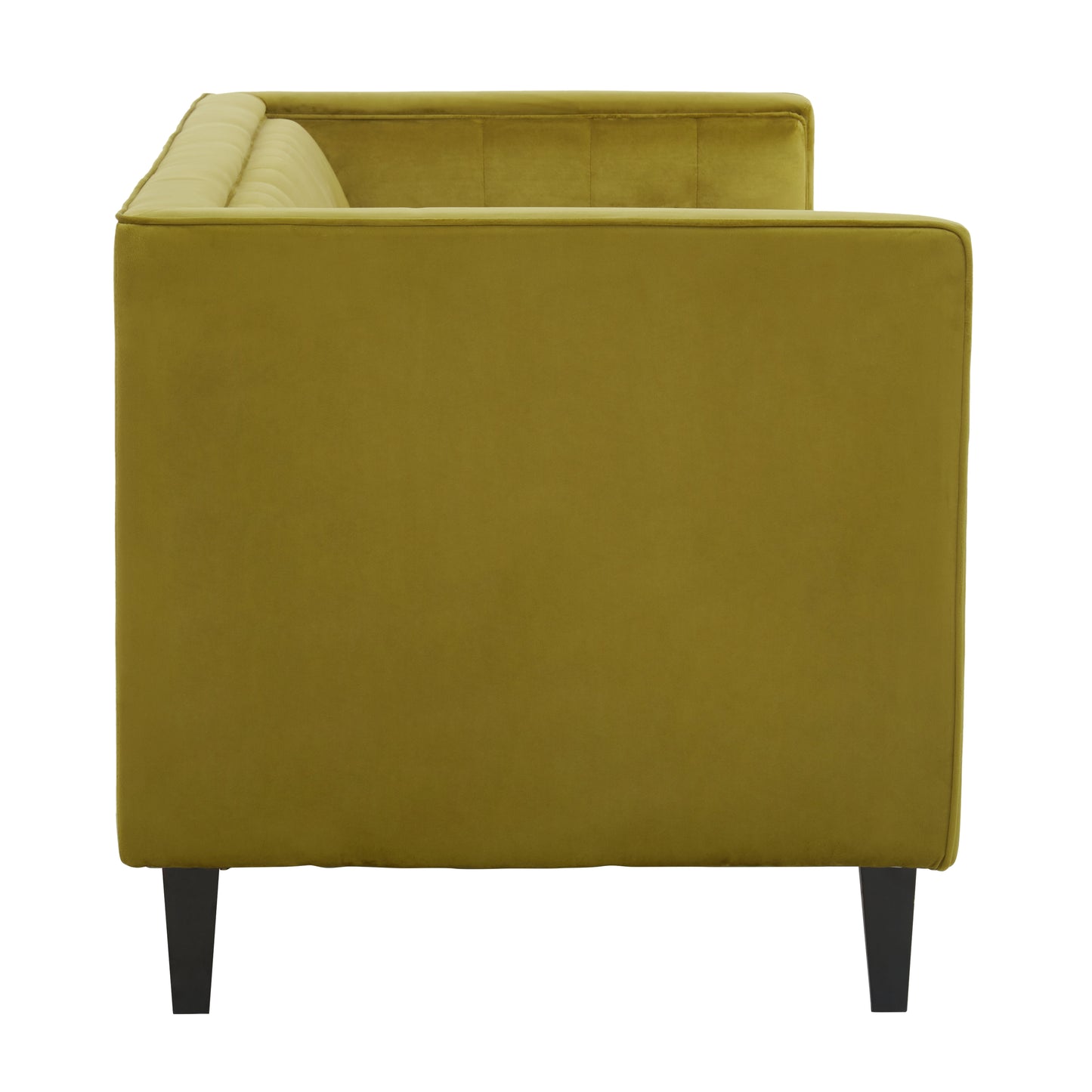 Ardela & Co Hestia Three Seat Olive Velvet Sofa