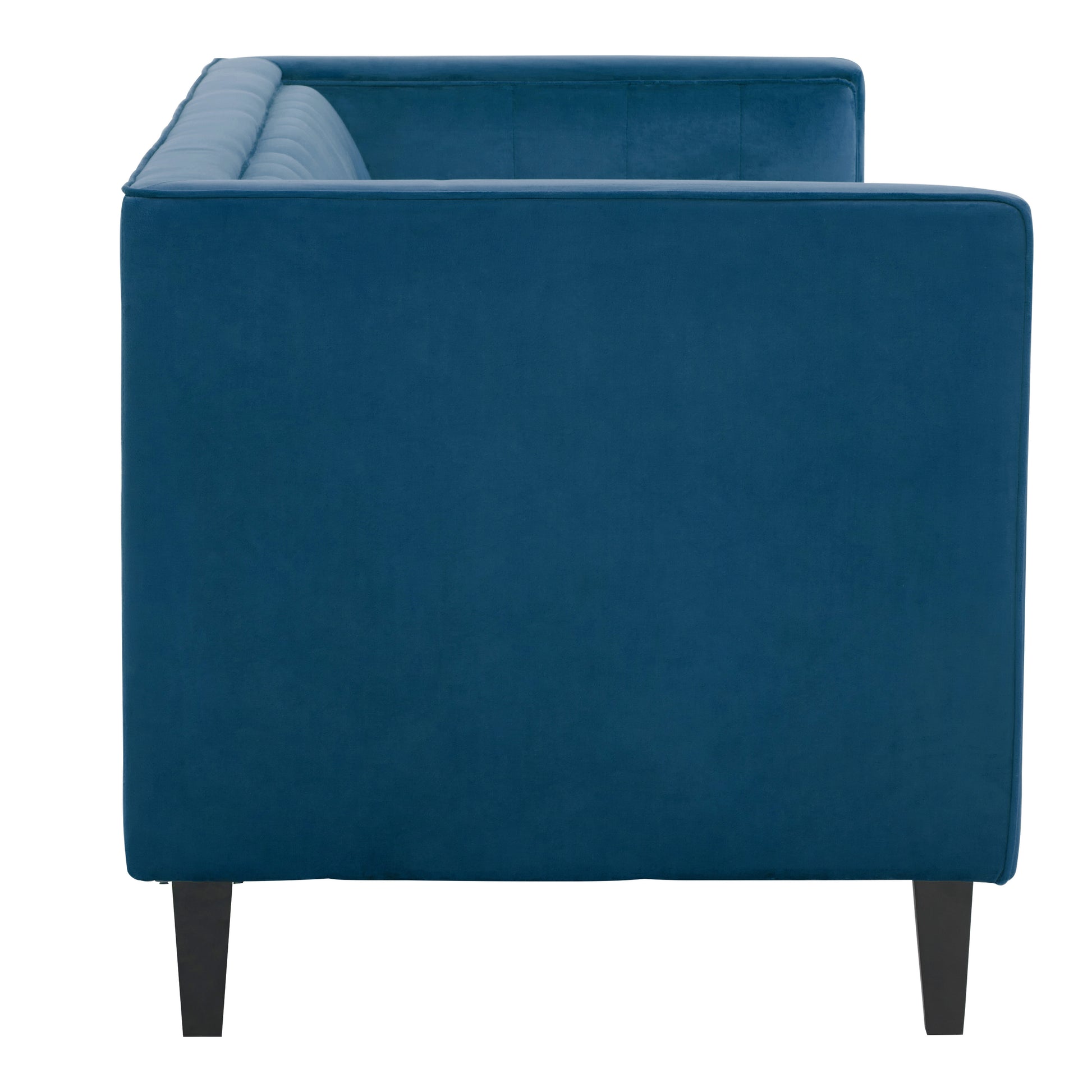 Ardela & Co Hestia Three Seat Blue Velvet Sofa