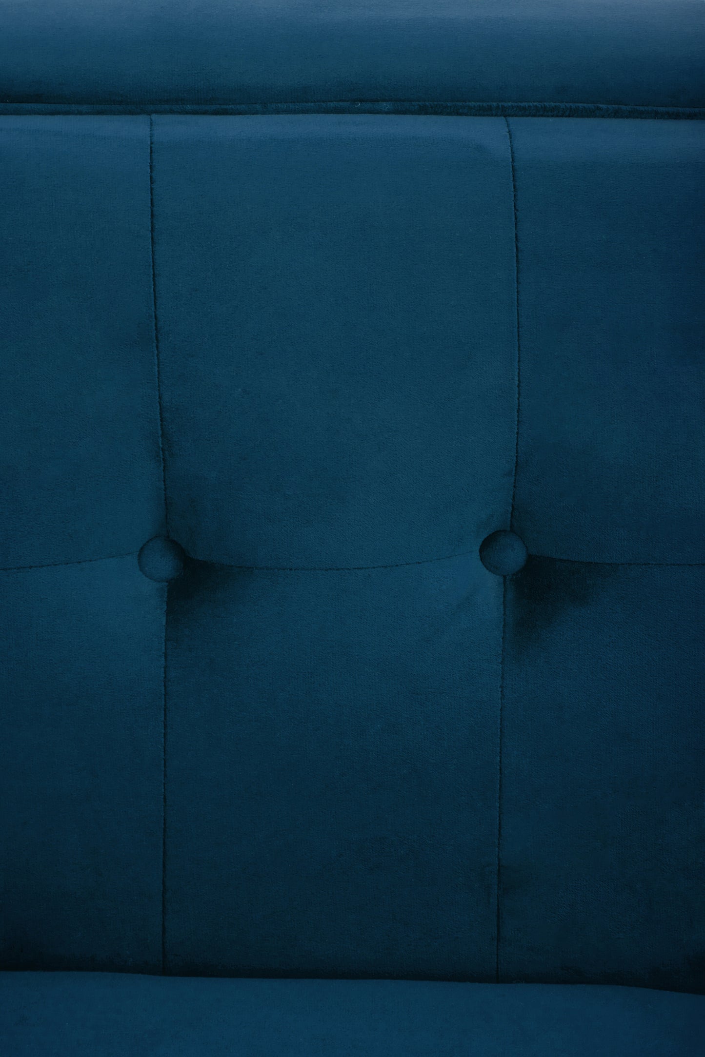 Ardela & Co Hestia Three Seat Blue Velvet Sofa