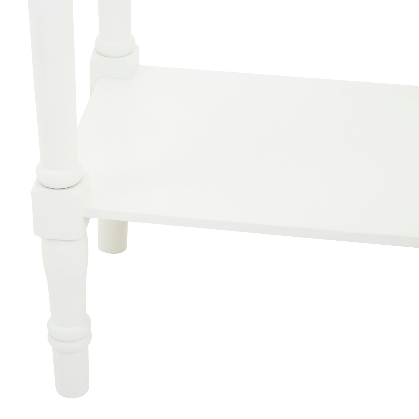Ardela & Co Hearth White Rectangular Console Table