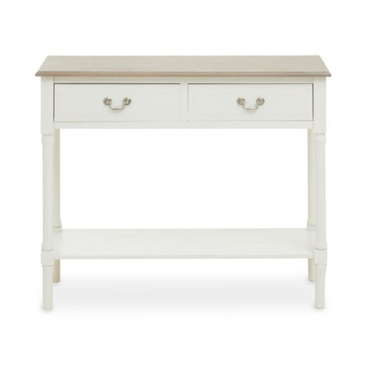 Ardela & Co Hearth Two Drawer Ivory Console Table