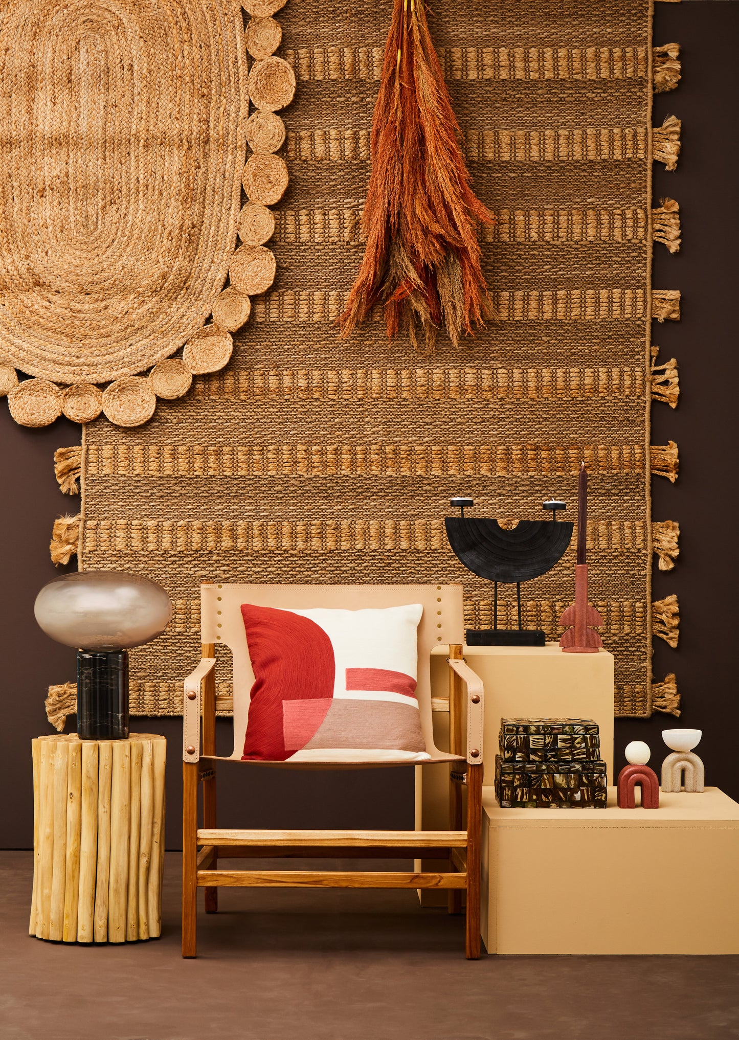 Ardela & Co Demir Jute Oval Weave Rug