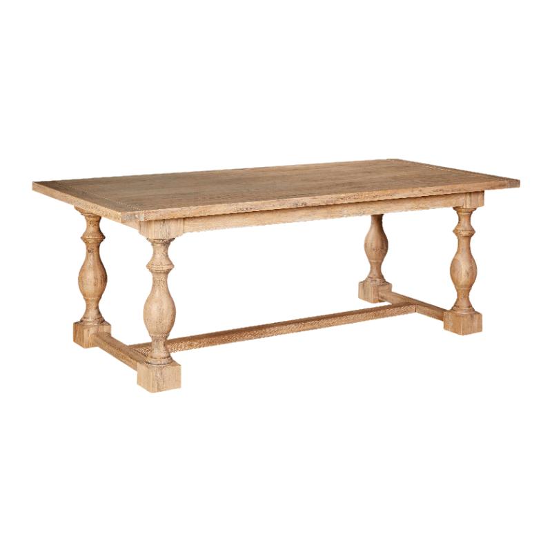 Ardela & Co Lincoln Whitewash Dining Table