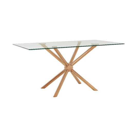 Ardela & Co Neave Rose Gold Dining Table