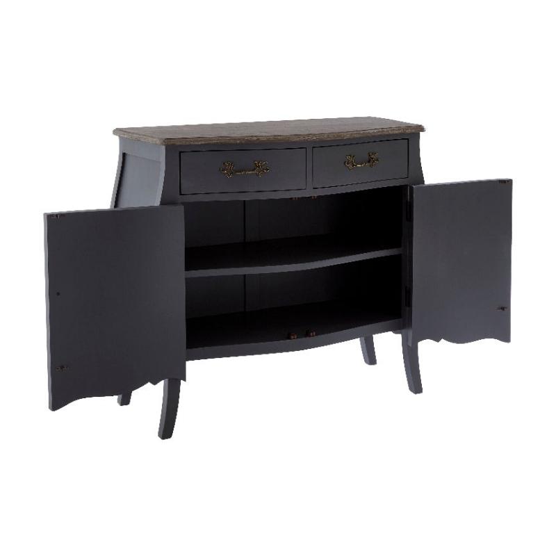 Ardela & Co Lurette Two Door Dark Grey Sideboard