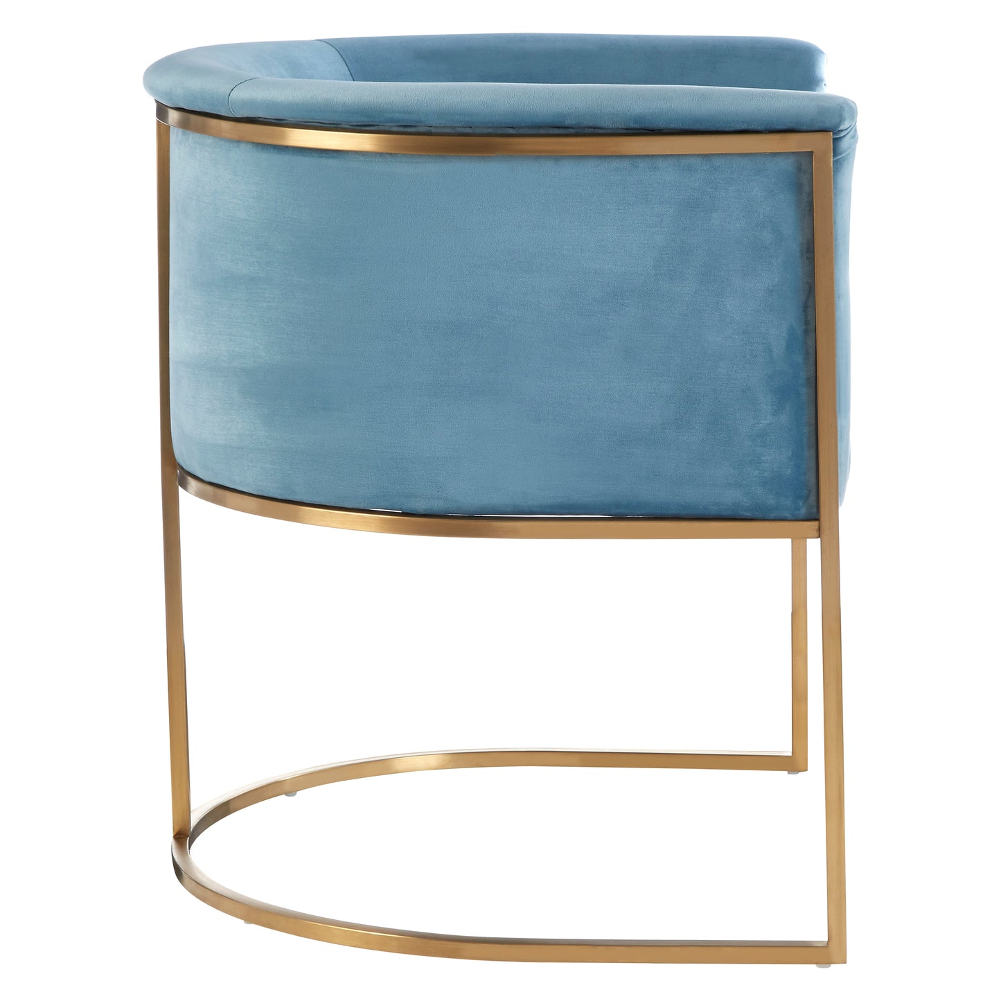 Ardela & Co Maia Blue Velvet Chair