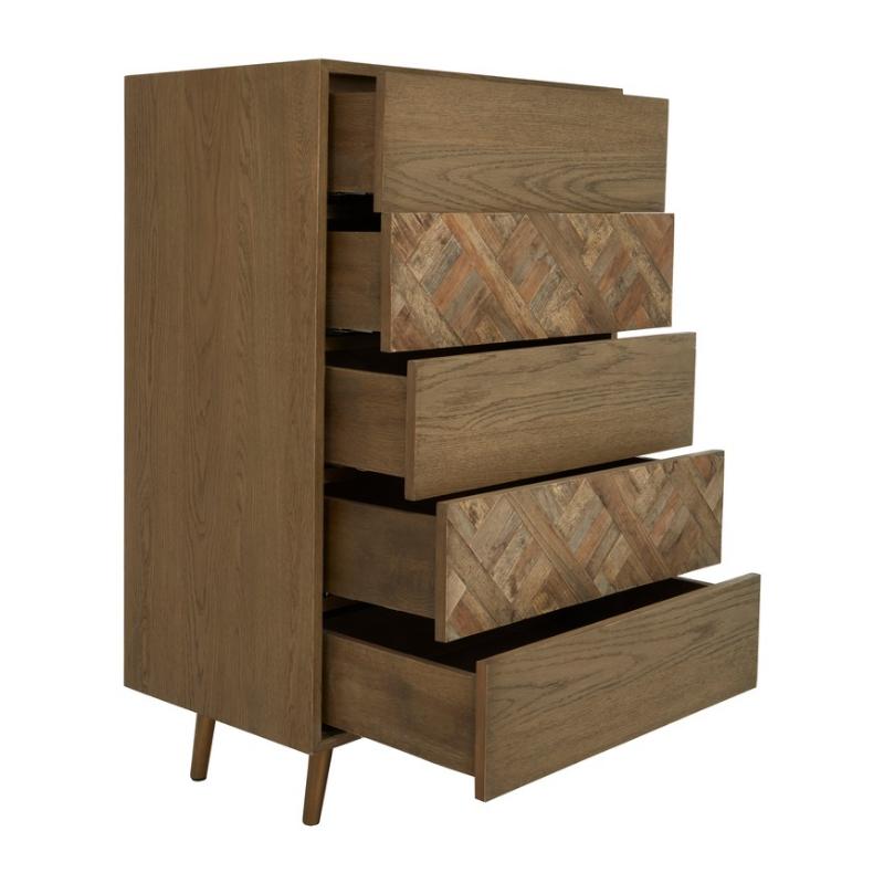 Ardela & Co Selene 5 Drawer Wood Chest