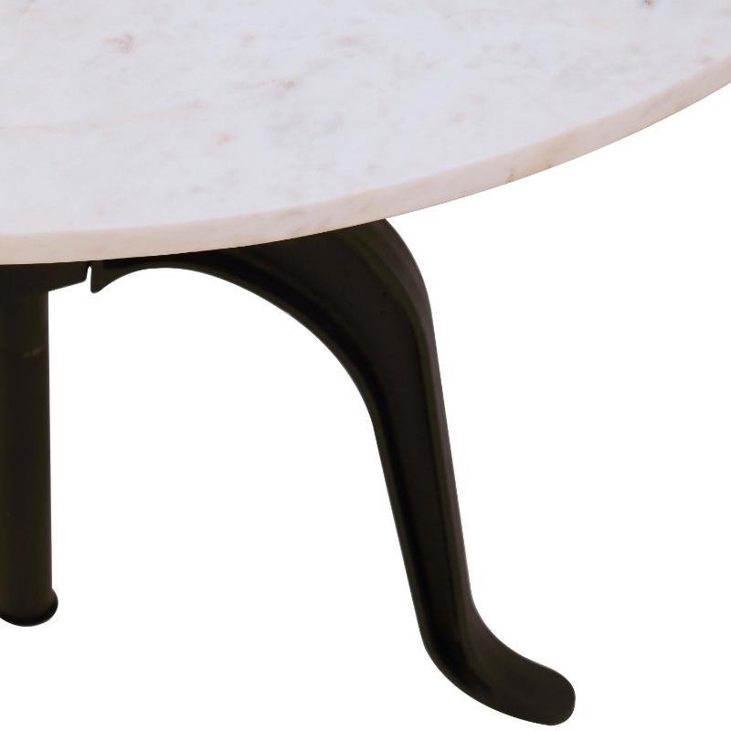Ardela & Co Small Bar Table with White Marble Top