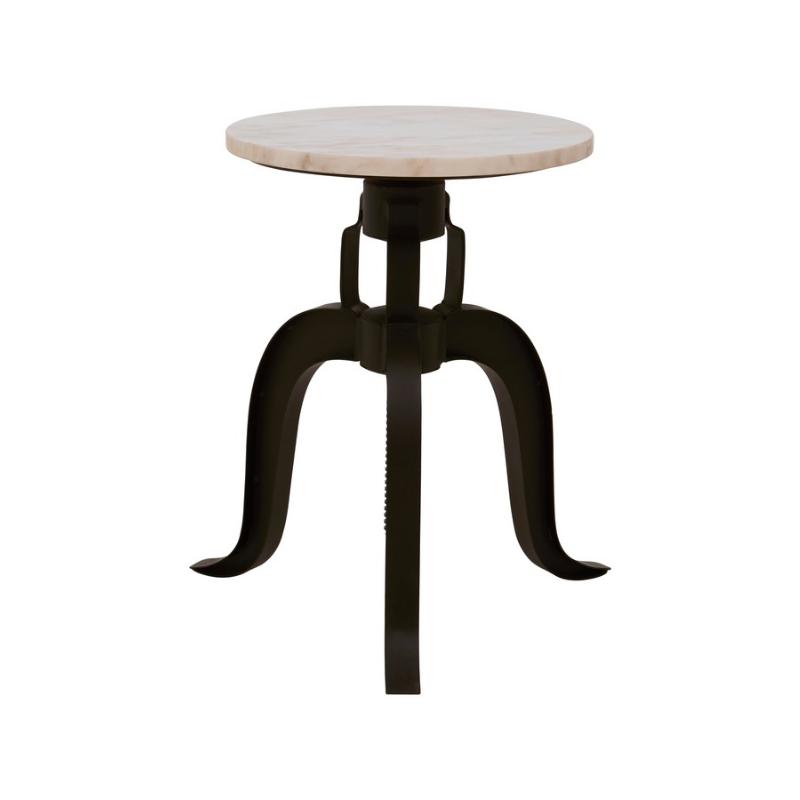 Ardela & Co Visco Bar Stool With White Marble Top