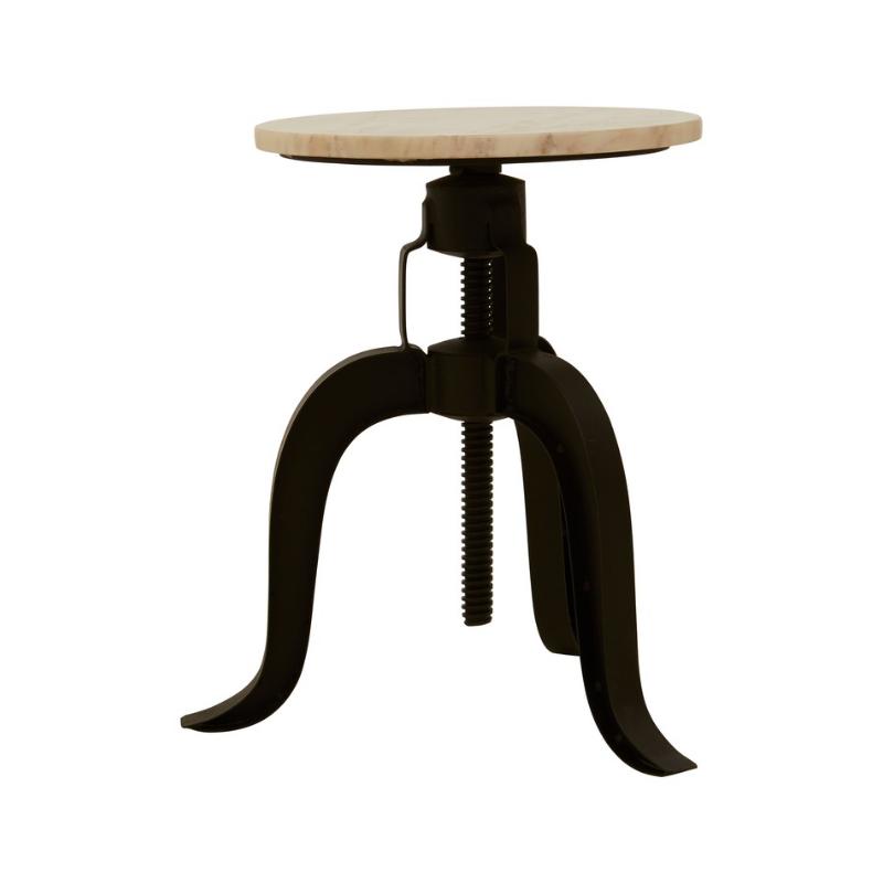 Ardela & Co Visco Bar Stool With White Marble Top