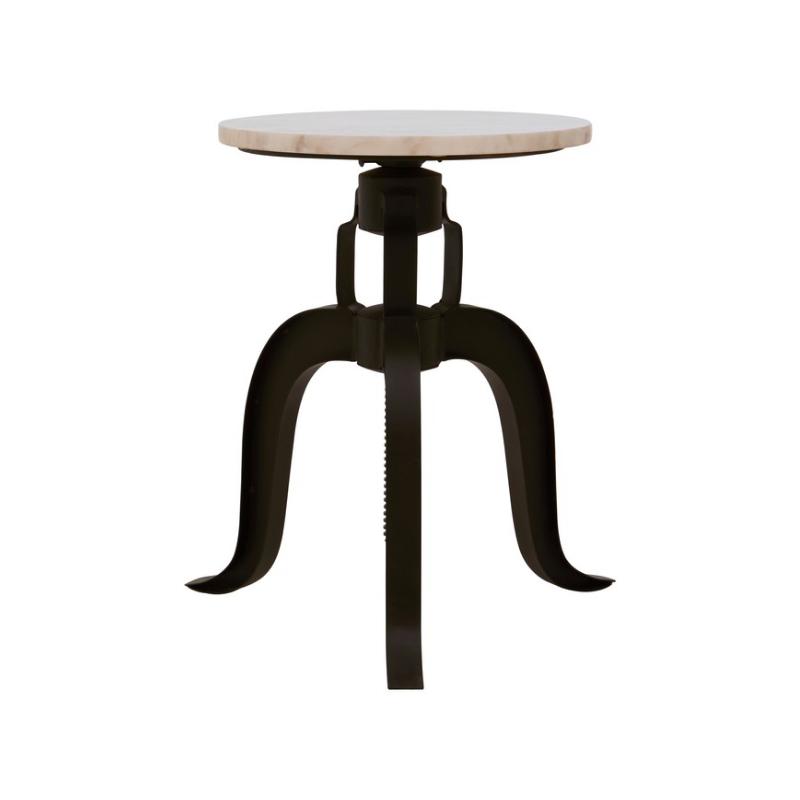 Ardela & Co Visco Bar Stool With White Marble Top