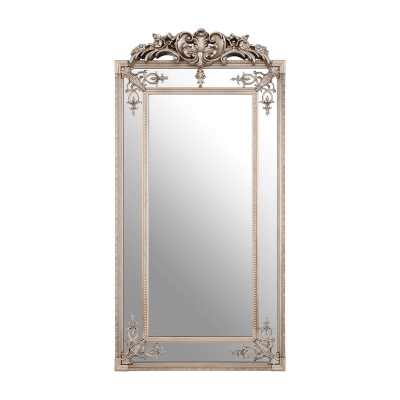 Ardela & Co  Ornate Wall Mirror with Champagne Finish