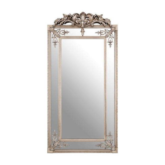 Ardela & Co  Ornate Wall Mirror with Champagne Finish