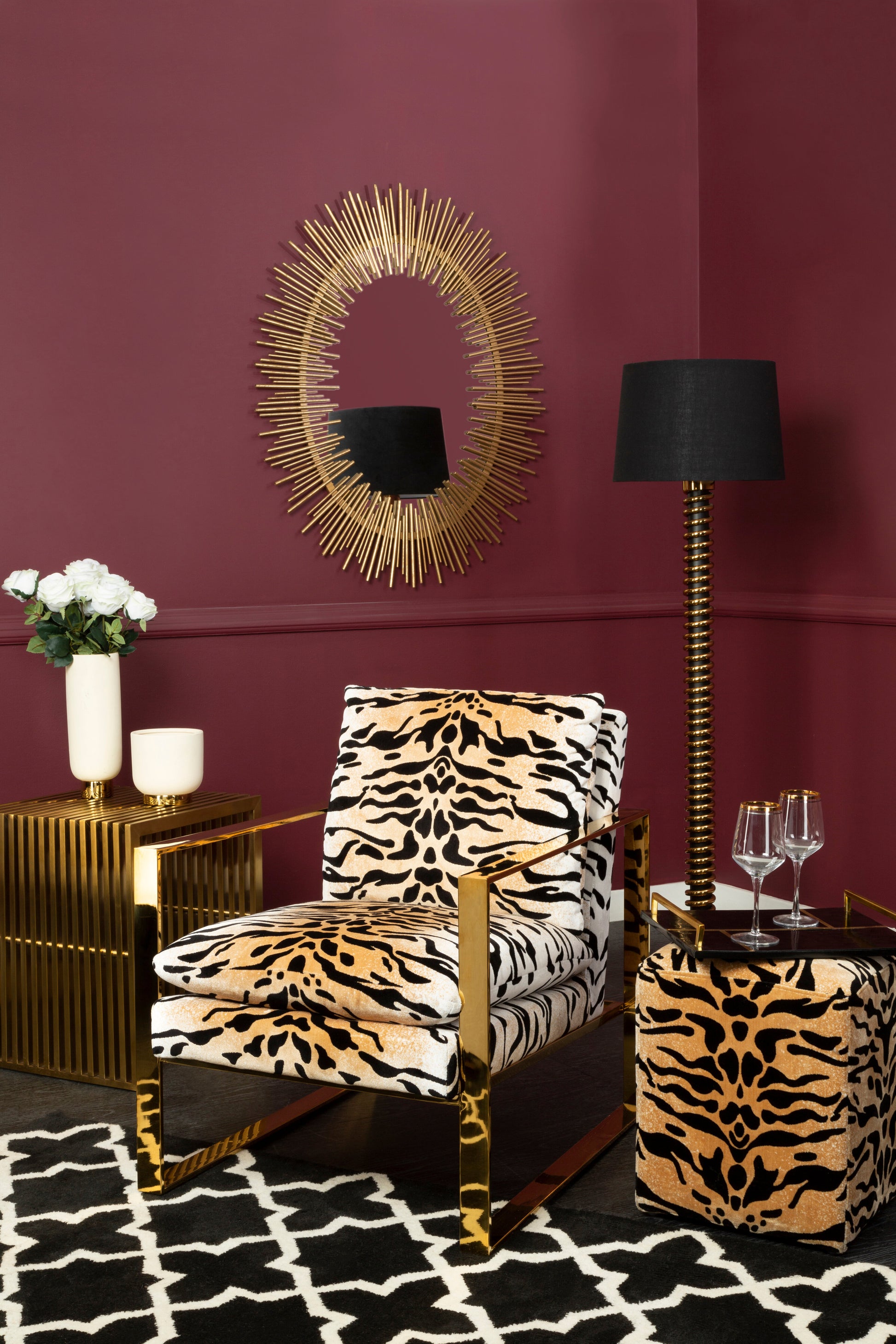 Ardela & Co Phoenix Oval Wall Mirror