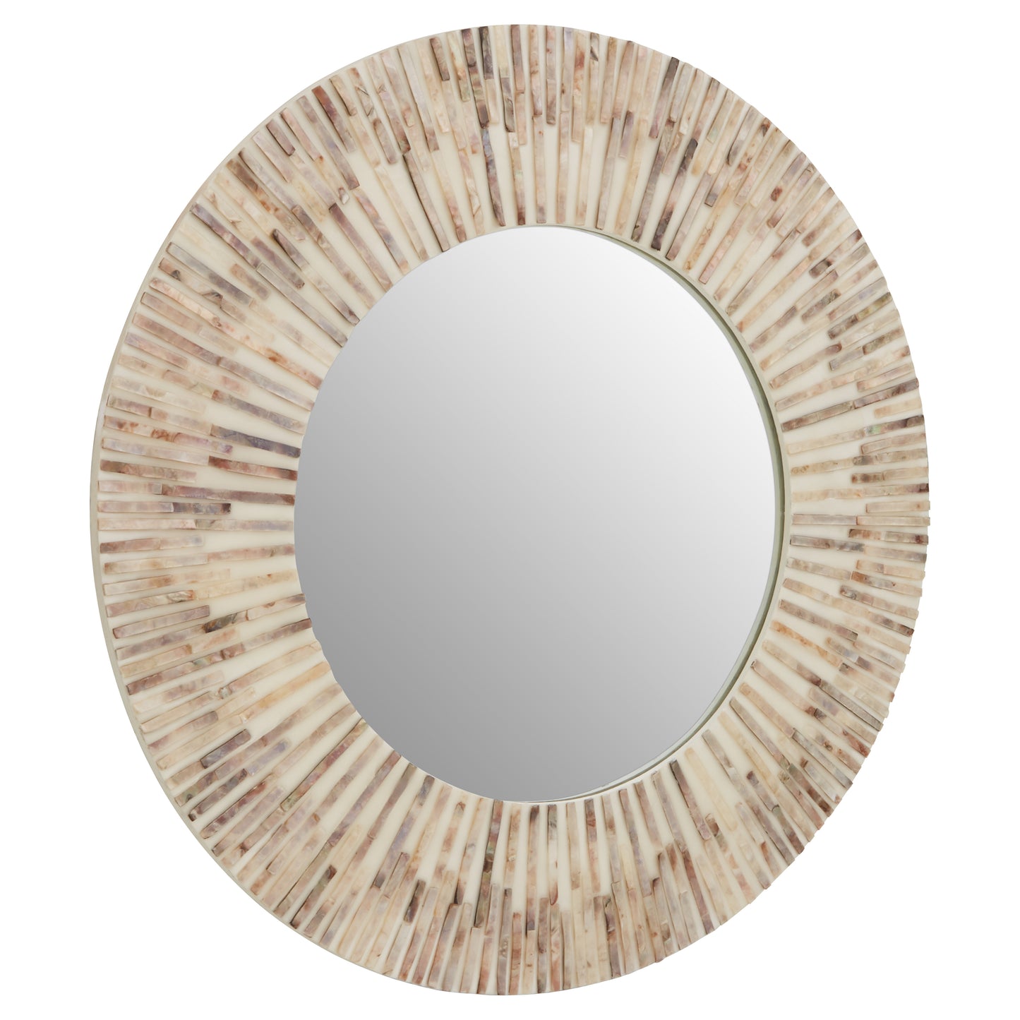 Ardela & Co Pallo Natural Shell Round Wall Mirror