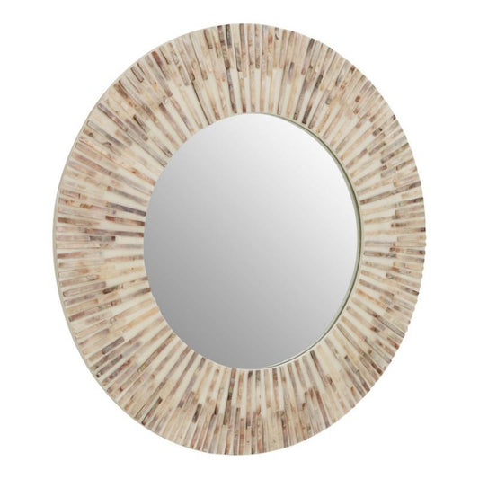 Ardela & Co Pallo Natural Shell Round Wall Mirror