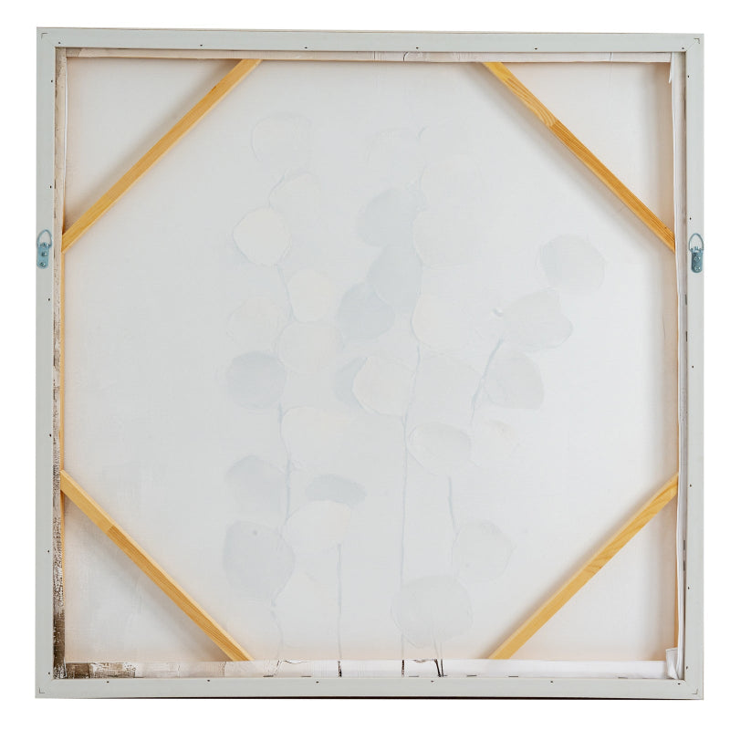 Hill Interiors Silvra Hand Painted Canvas In Frame