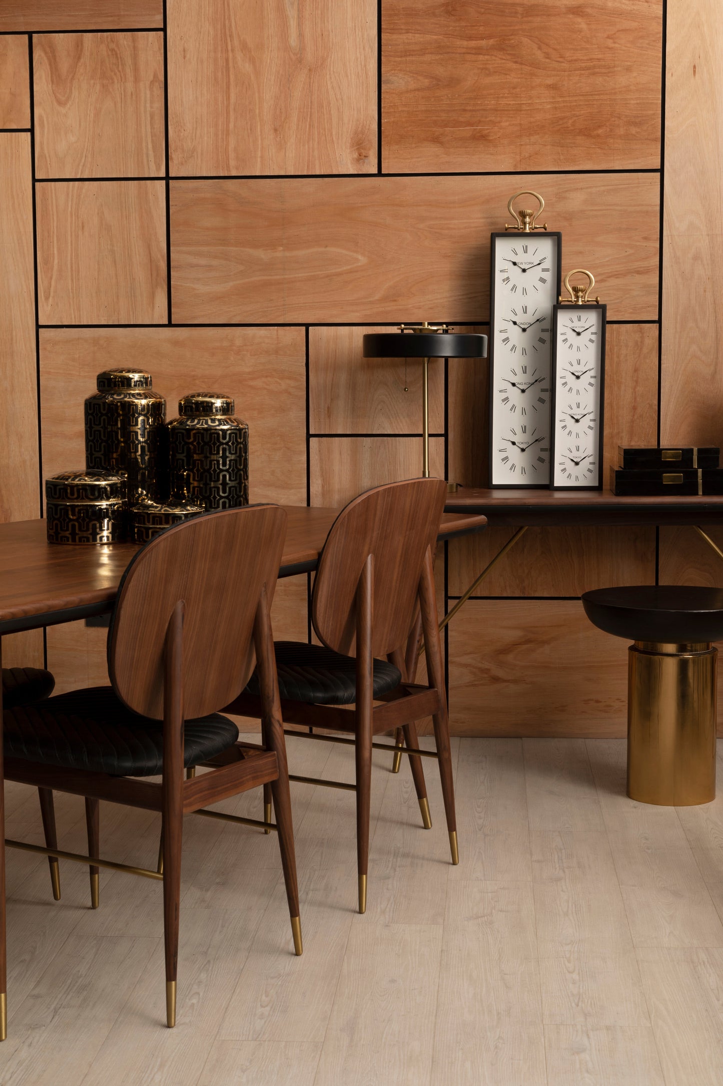 Ardela & Co Renaro Black and Gold Table Lamp