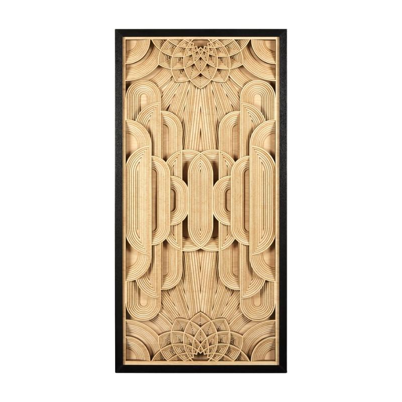 Ardela & Co Moderna Deco Wood Carving Wall Art