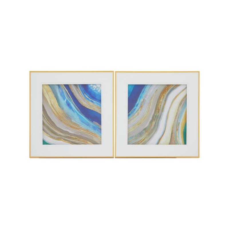 Ardela & Co Mason Set Of Two Abstract Wall Art