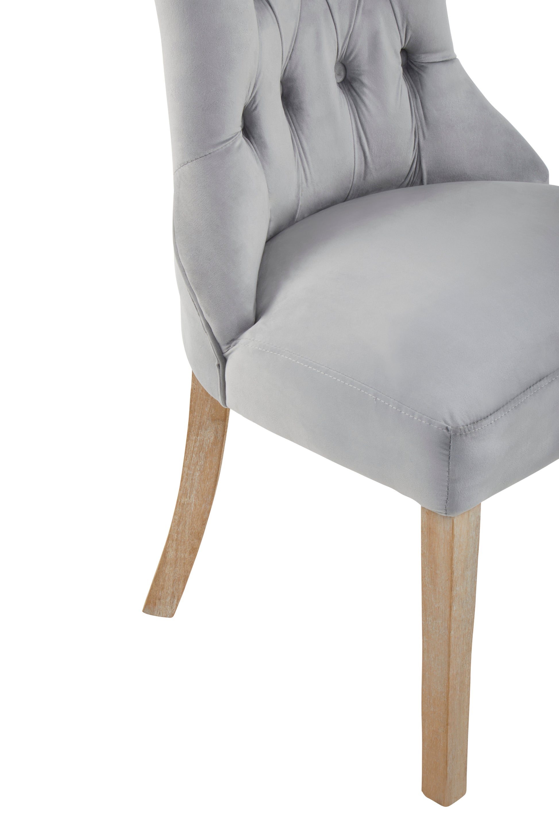Ardela & Co Mayfair Grey Button Dining Chair