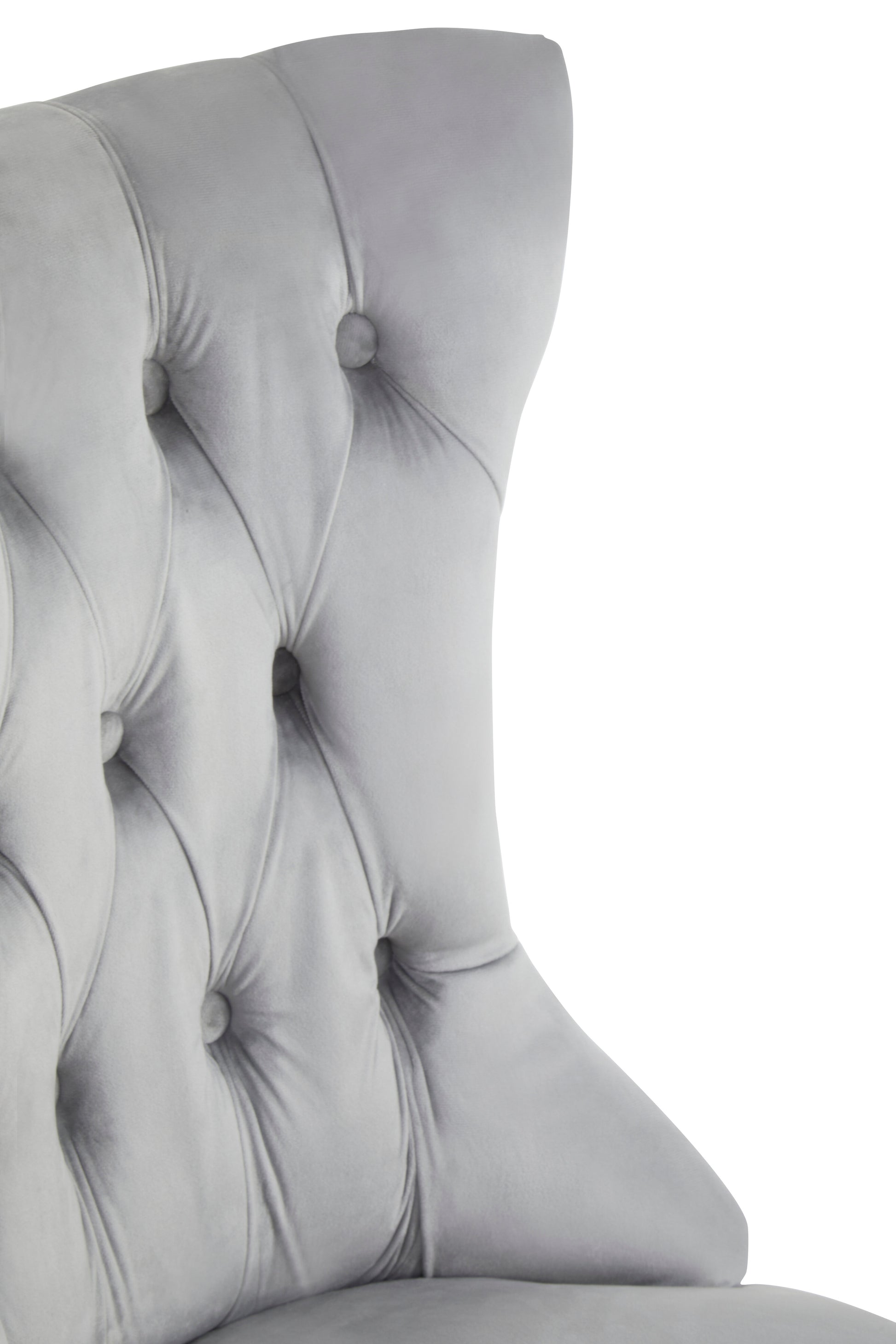 Ardela & Co Mayfair Grey Button Dining Chair