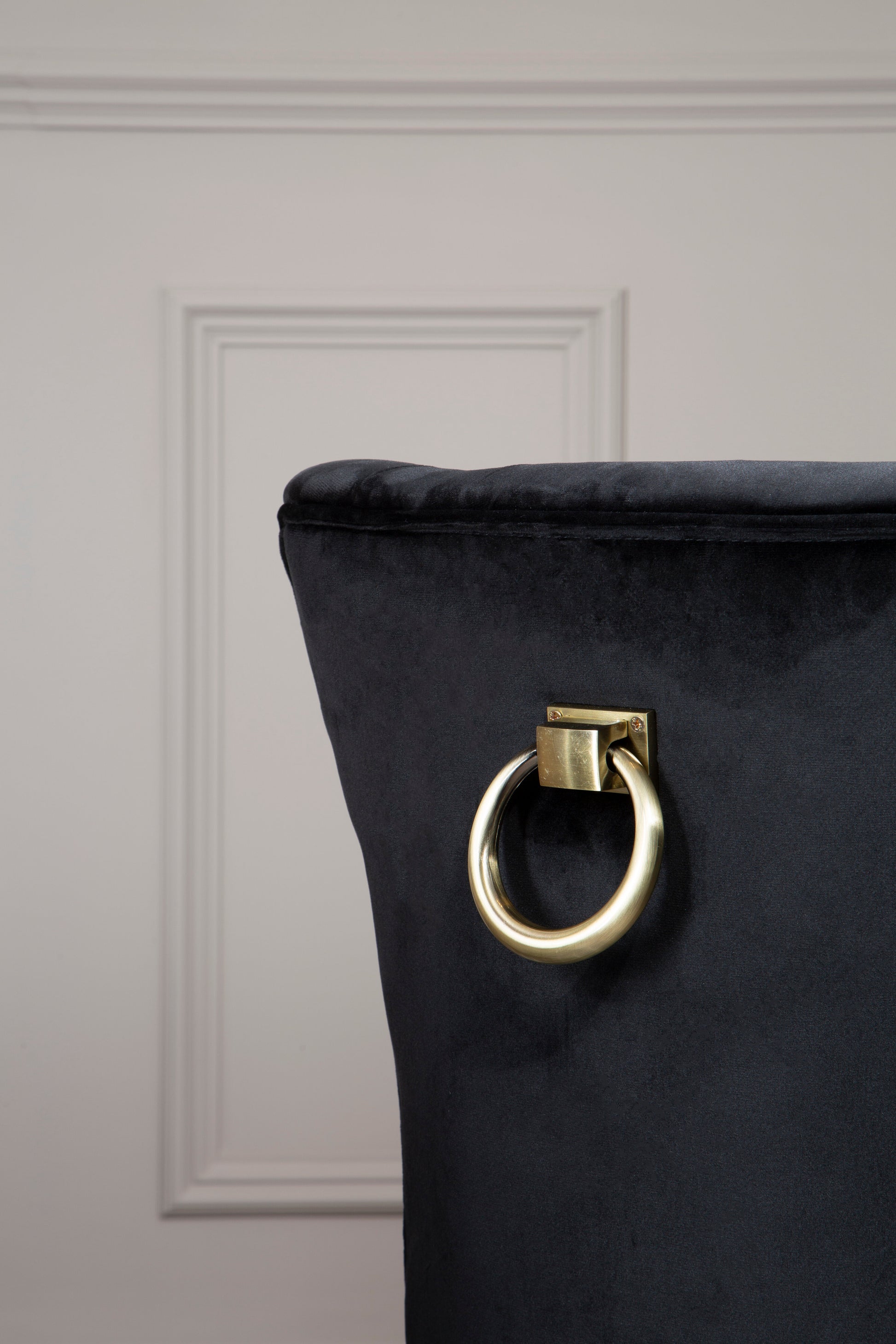 Ardela & Co Mayfair Black Button Dining Chair