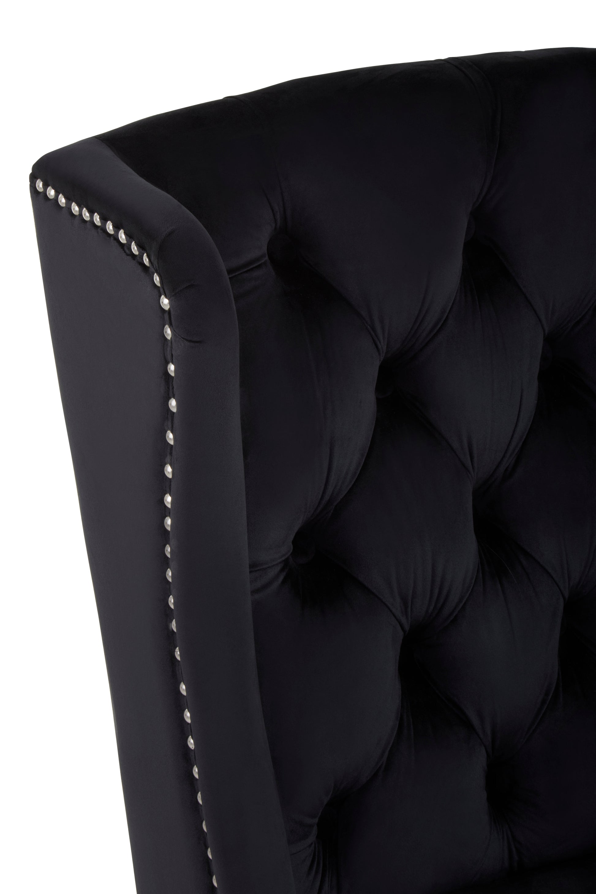 Ardela & Co Mayfair Black Velvet Dining Chair