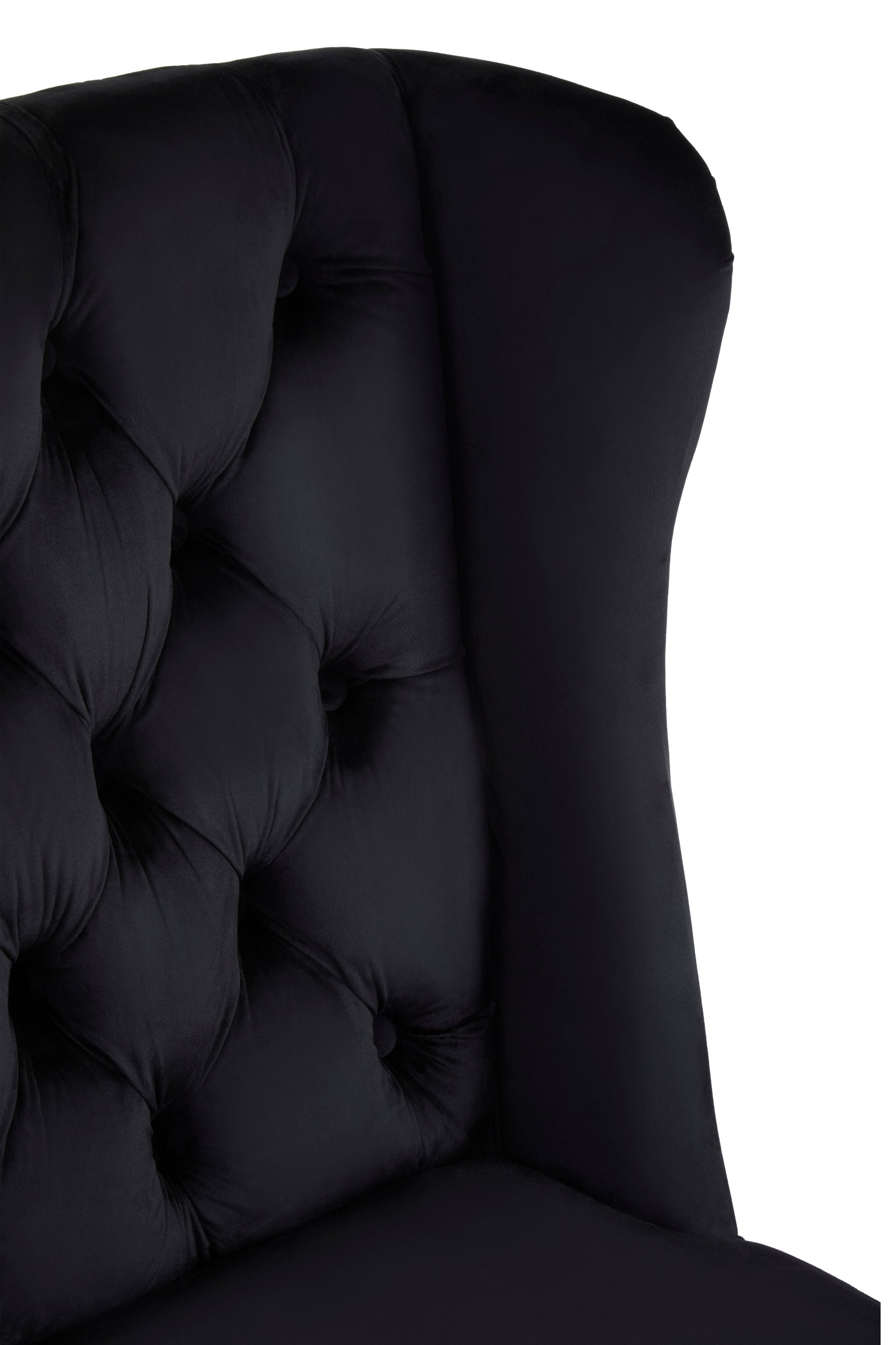 Ardela & Co Mayfair Black Velvet Dining Chair