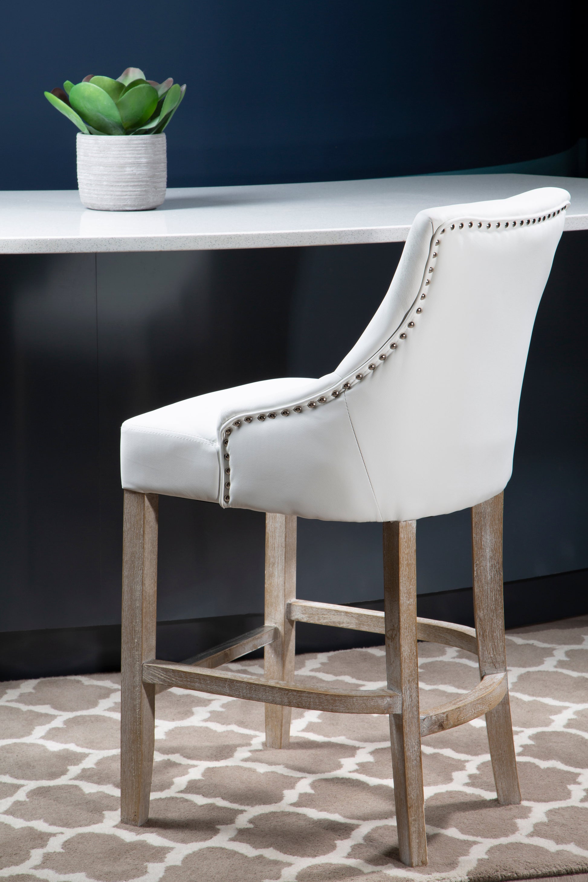 Ardela & Co Mayfair Ivory Bar Chair
