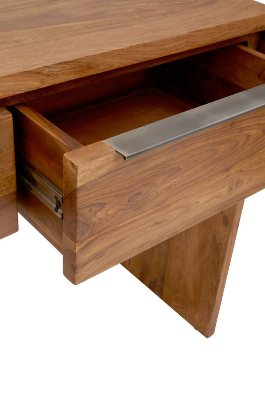 Ardela & Co Sloane Two Drawer Sheesham And Acacia Console Table