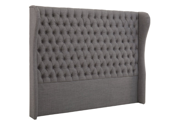 Grey Fabric Headboard