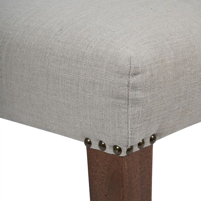 Libra interiors Walker Wooden Upholstered Dining Chair