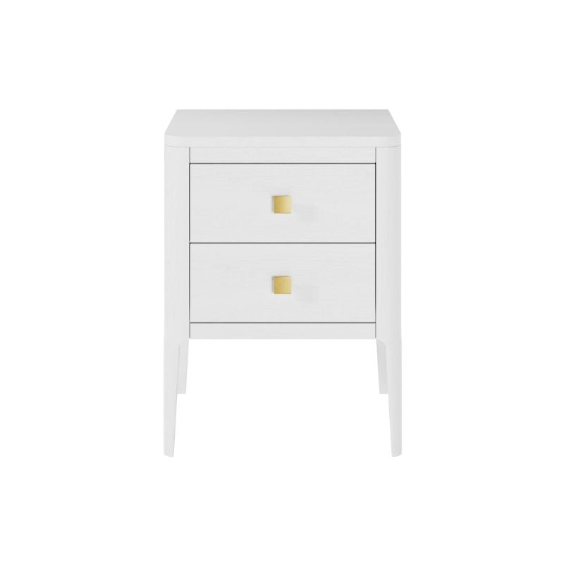 DI Designs Abberley Bedside - White - 2 Drawers