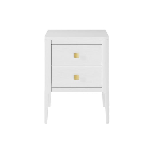 DI Designs Abberley Bedside - White - 2 Drawers