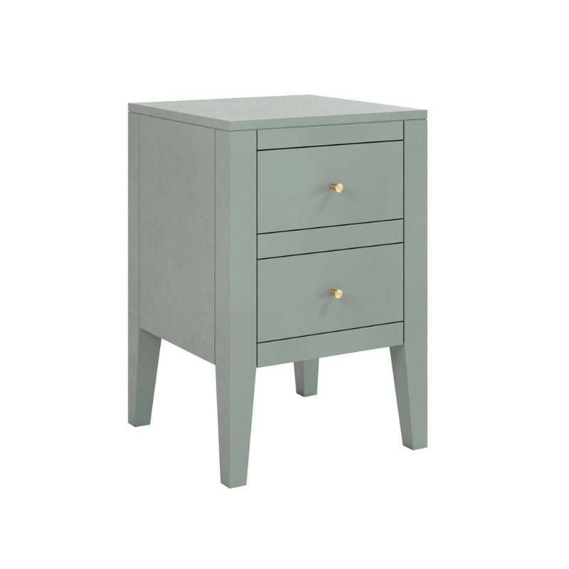DI Designs Alton Bedside Table - Pigeon Grey - Side