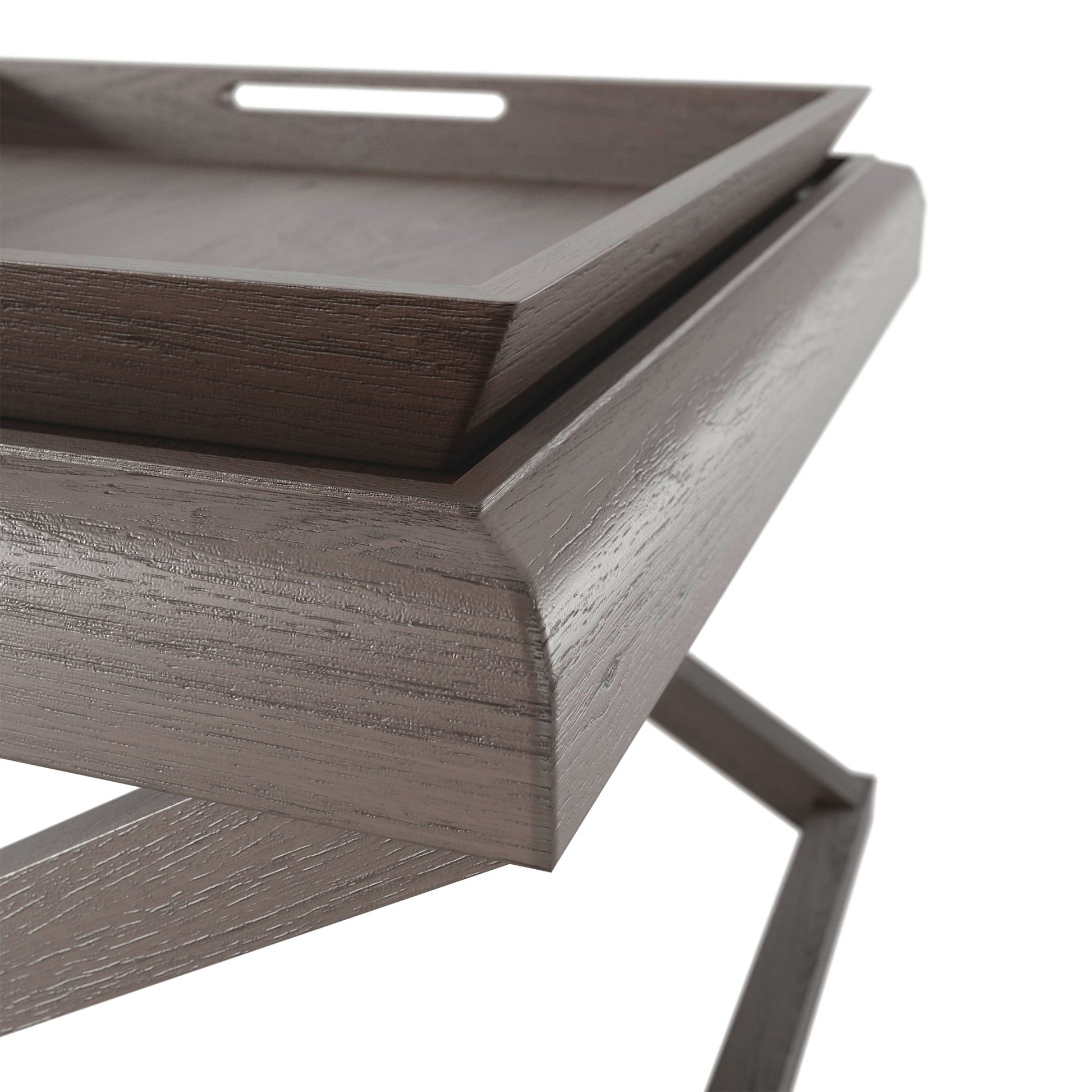 DI Designs Bentley End Table - Grey Oak