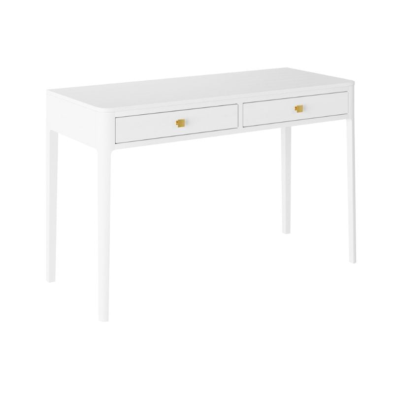 DI Designs Abberley Desk - White - Side