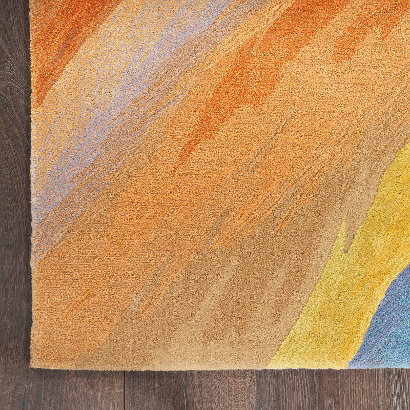 Nourison Prismatic Sunset Horizon Rug - Multicolour