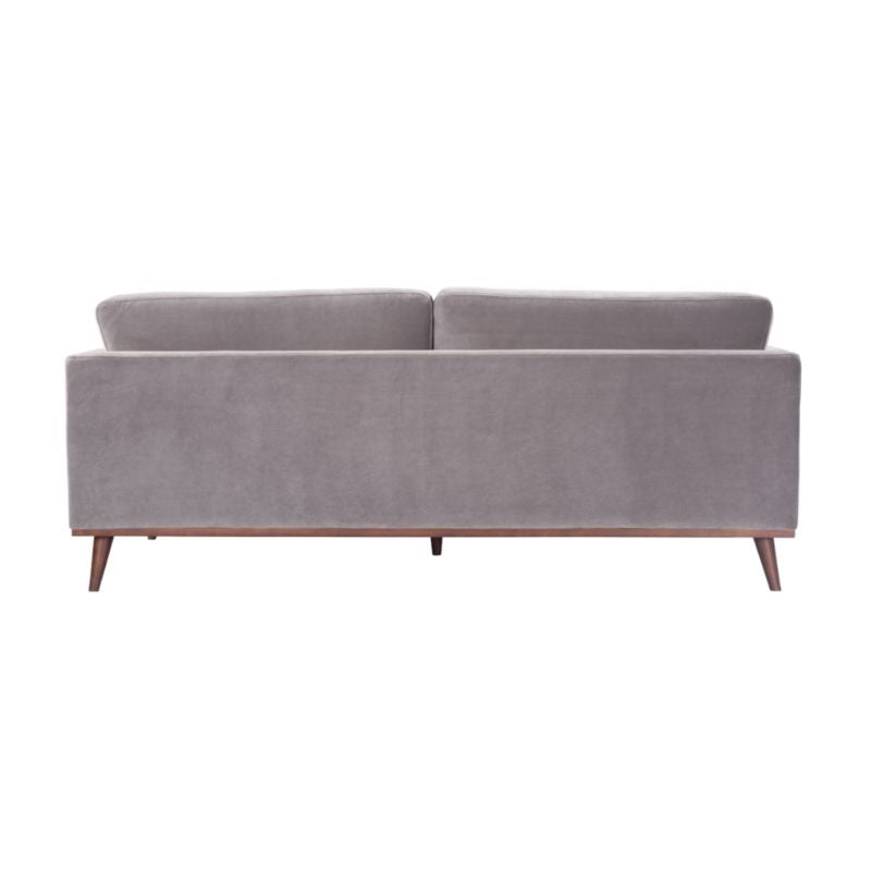 Twenty 10 Designs Mikey 3 Seater Sofa - Stone Grey Velvet