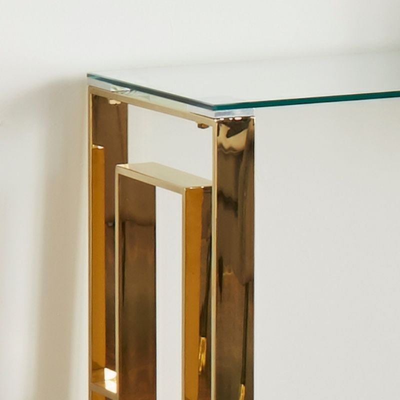 Native Home Milano Gold Plated Console Table