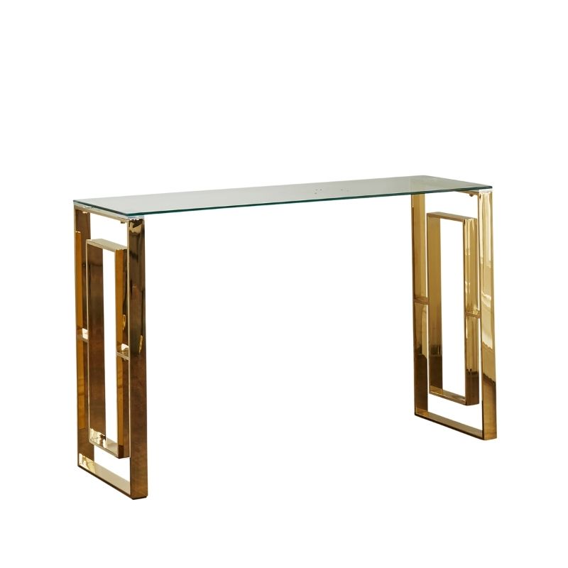 Native Home Milano Gold Plated Console Table