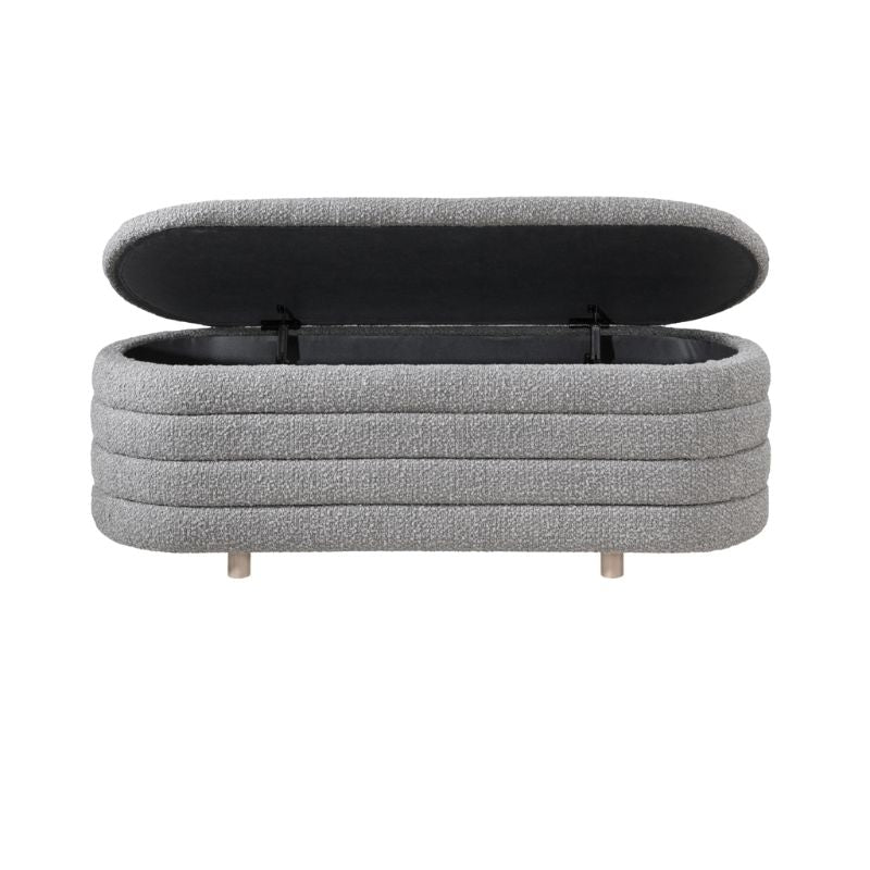 Twenty 10 Design Ripple Ottoman Dove Boucle