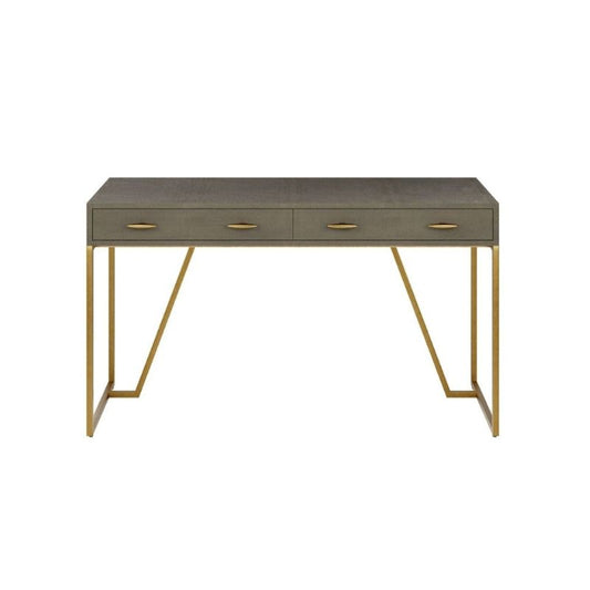 DI Designs Hampton Desk in Grey Shagreen