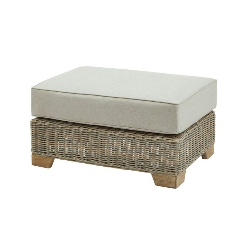 Hill Interiors Capri Collection Outdoor Foot Stool