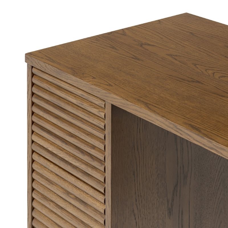 DI Designs Charlton Ribbed Walnut Desk