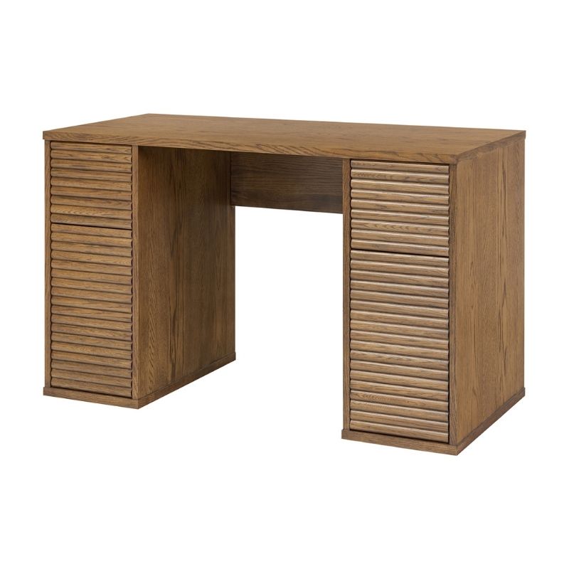 DI Designs Charlton Ribbed Walnut Desk