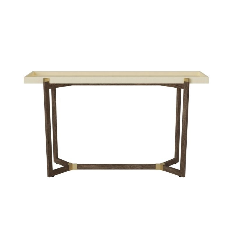 DI Designs Hambledon Console in Cream Shagreen